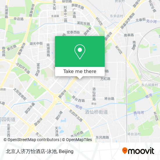 北京人济万怡酒店-泳池 map