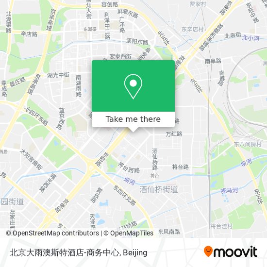 北京大雨澳斯特酒店-商务中心 map