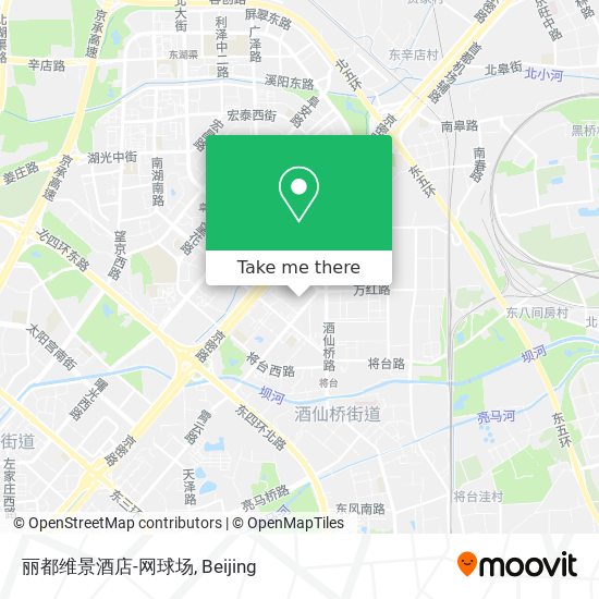 丽都维景酒店-网球场 map