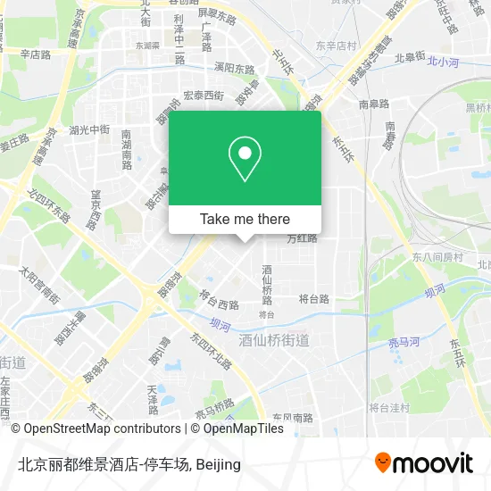 北京丽都维景酒店-停车场 map
