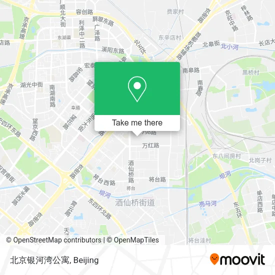 北京银河湾公寓 map