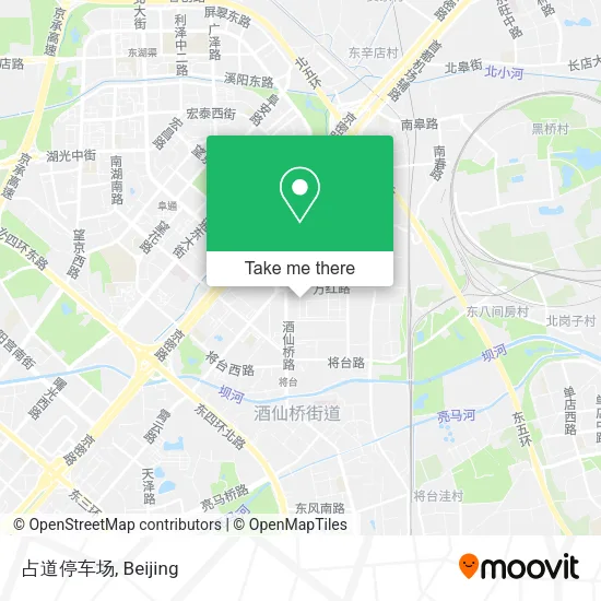 占道停车场 map