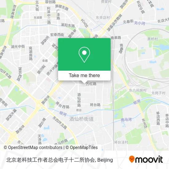 北京老科技工作者总会电子十二所协会 map