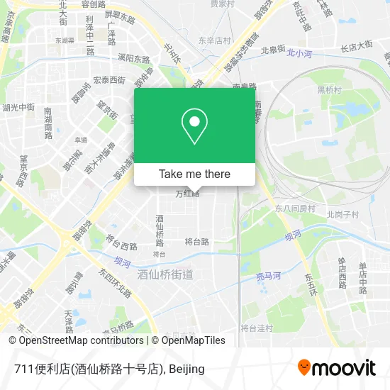 711便利店(酒仙桥路十号店) map