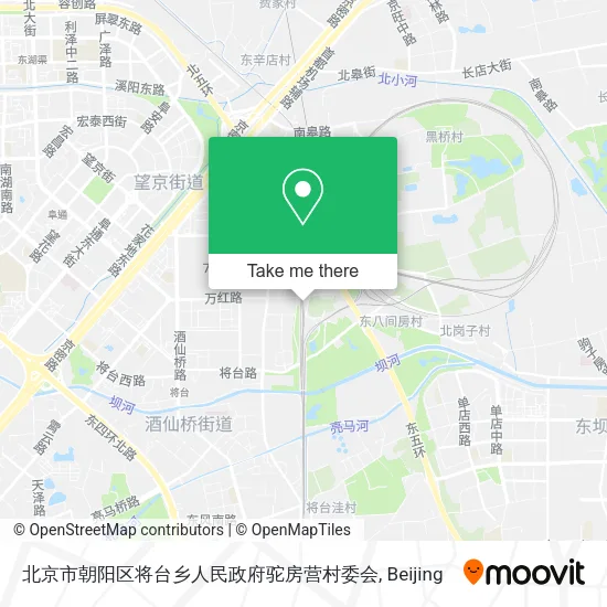 北京市朝阳区将台乡人民政府驼房营村委会 map