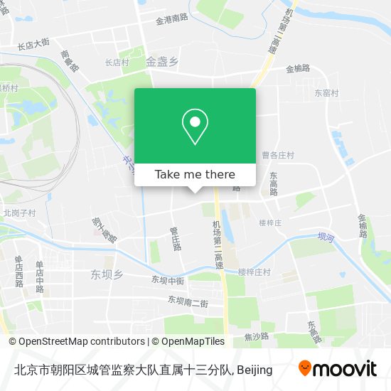 北京市朝阳区城管监察大队直属十三分队 map