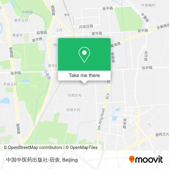中国中医药出版社-宿舍 map