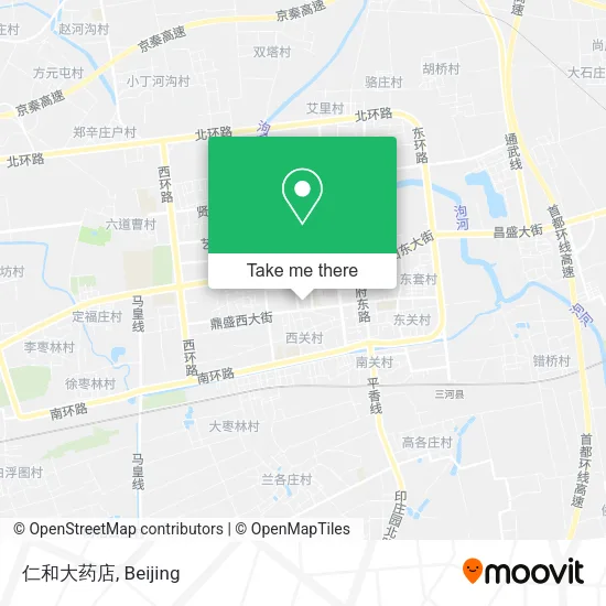 仁和大药店 map