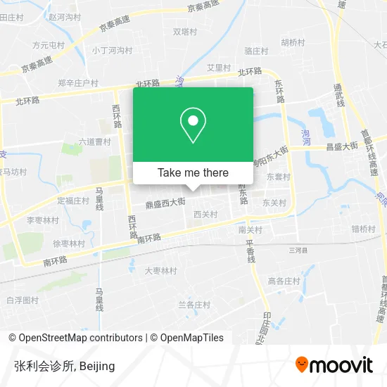 张利会诊所 map