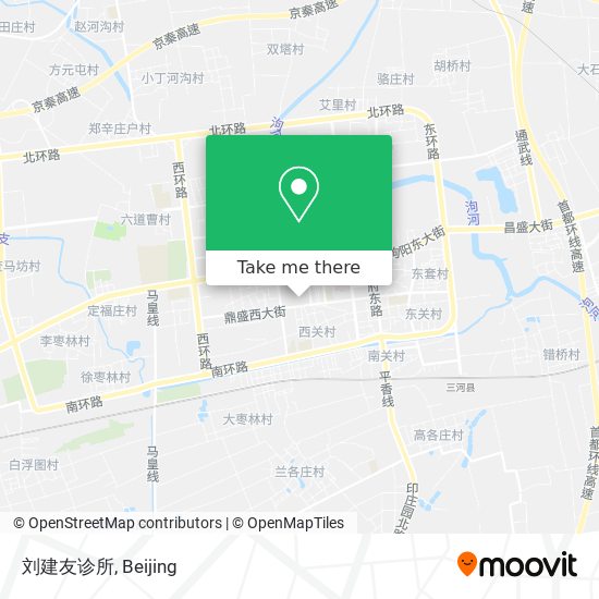 刘建友诊所 map