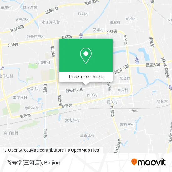 尚寿堂(三河店) map