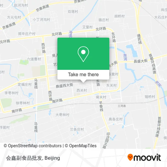 会鑫副食品批发 map