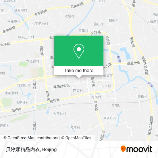 贝婷娜精品内衣 map