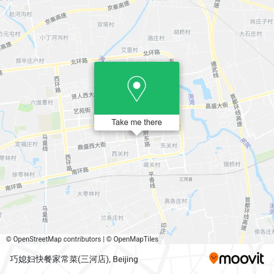 巧媳妇快餐家常菜(三河店) map