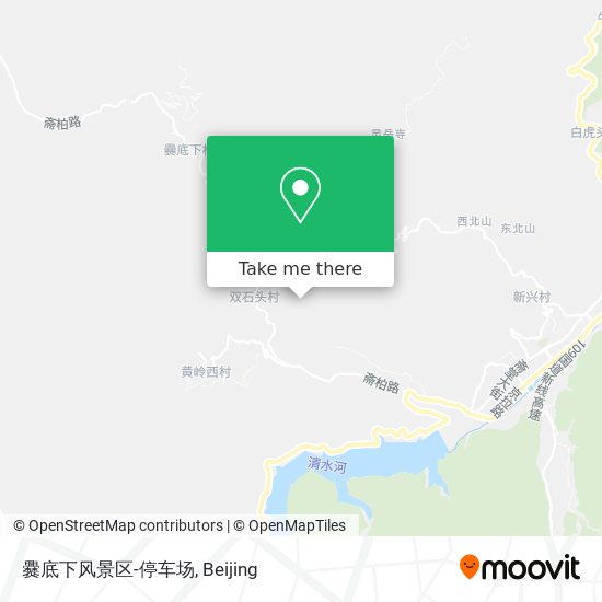 爨底下风景区-停车场 map