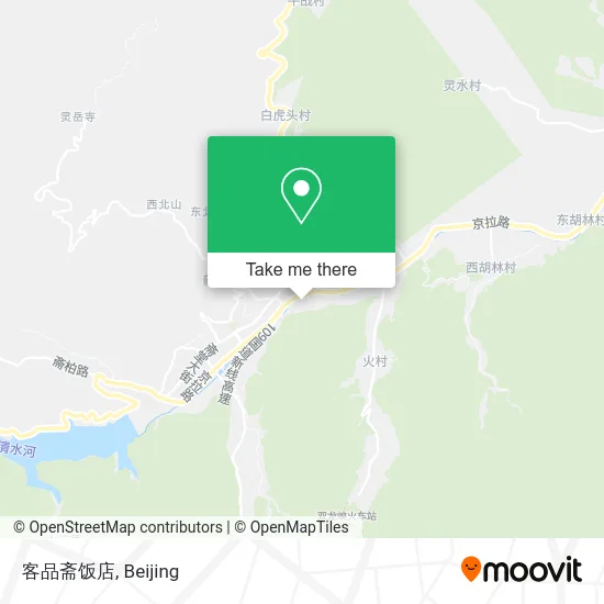 客品斋饭店 map