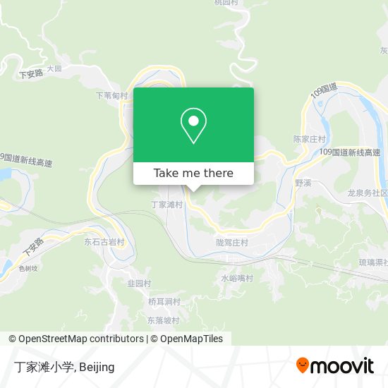 丁家滩小学 map