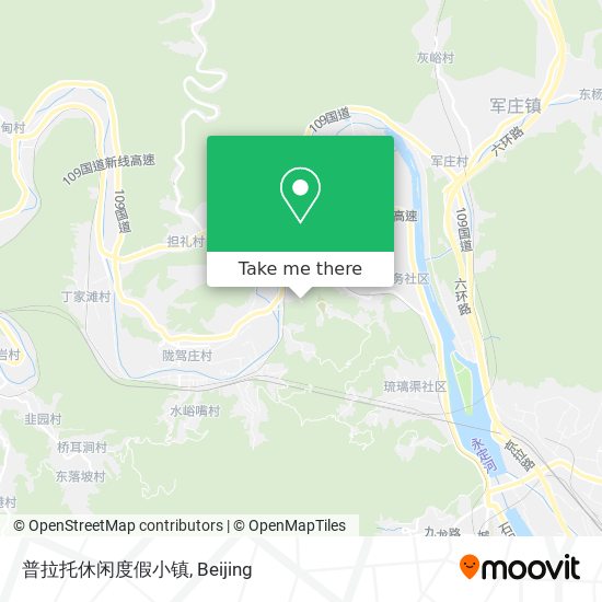 普拉托休闲度假小镇 map