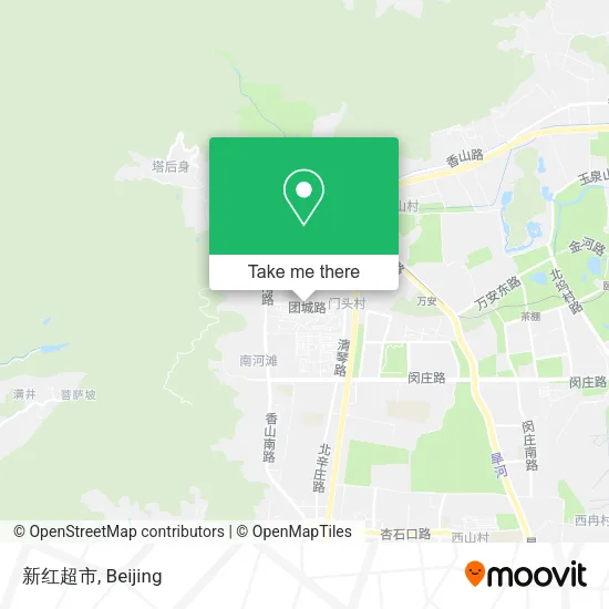 新红超市 map