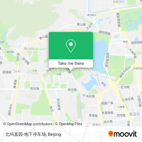 北坞嘉园-地下停车场 map
