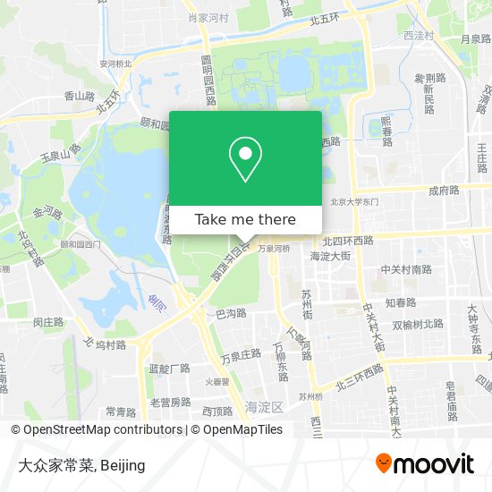 大众家常菜 map