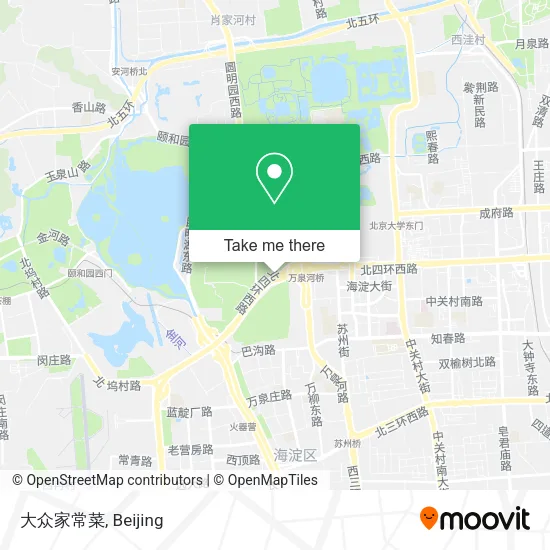 大众家常菜 map