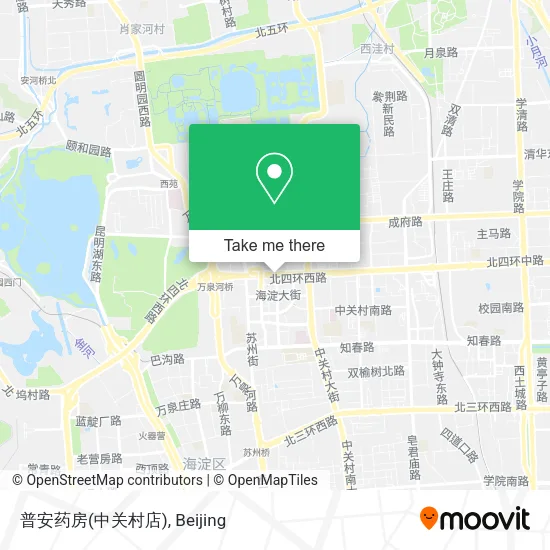 普安药房(中关村店) map
