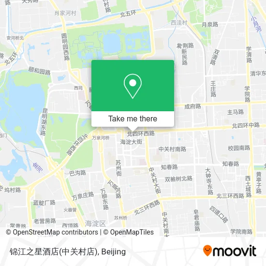 锦江之星酒店(中关村店) map