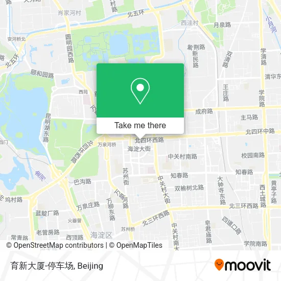 育新大厦-停车场 map