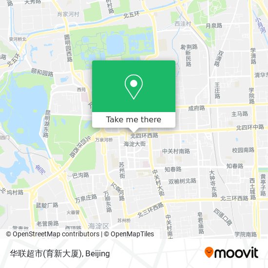 华联超市(育新大厦) map