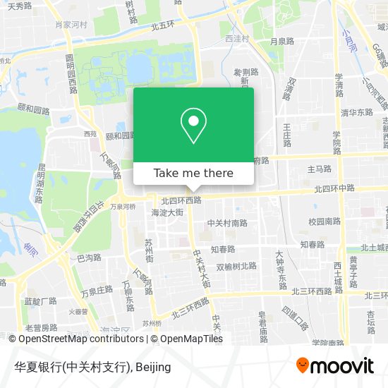 华夏银行(中关村支行) map