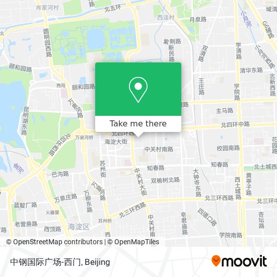 中钢国际广场-西门 map