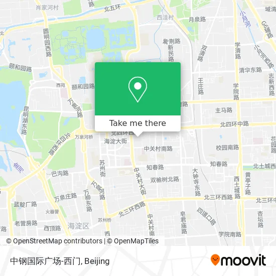中钢国际广场-西门 map