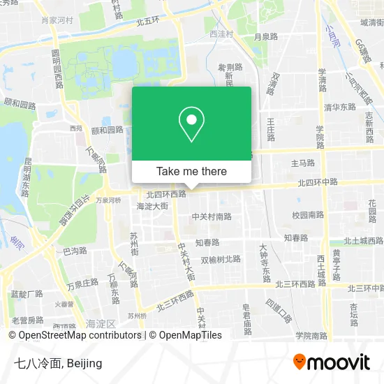 七八冷面 map