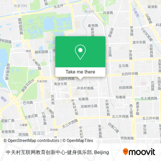 中关村互联网教育创新中心-健身俱乐部 map