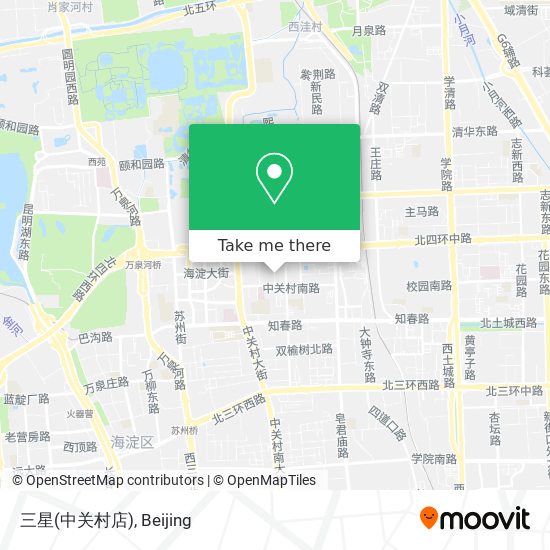 三星(中关村店) map