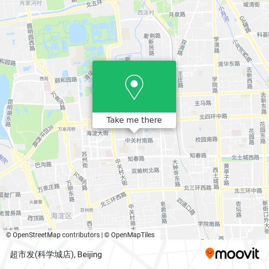 超市发(科学城店) map