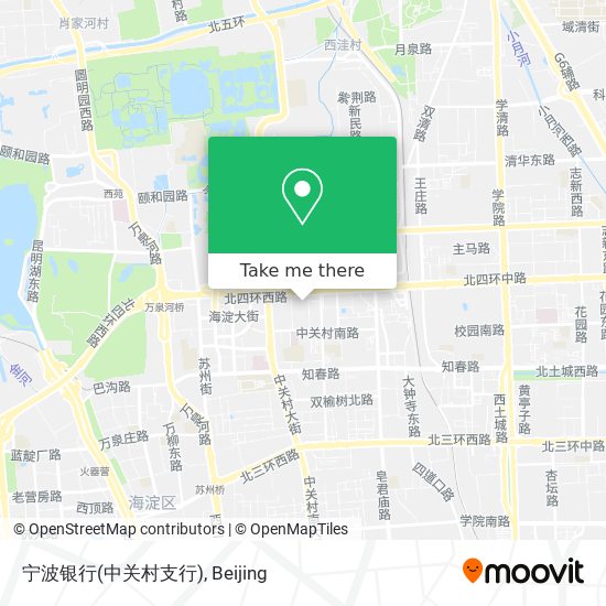 宁波银行(中关村支行) map