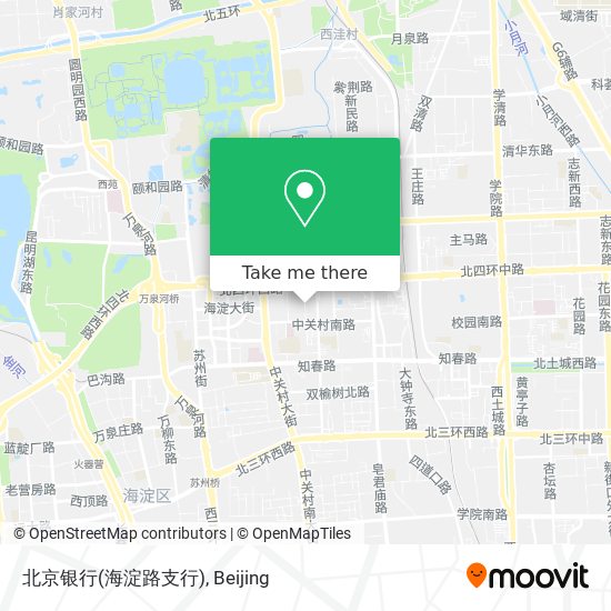 北京银行(海淀路支行) map
