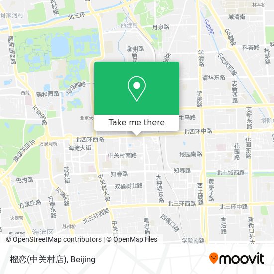 榴恋(中关村店) map