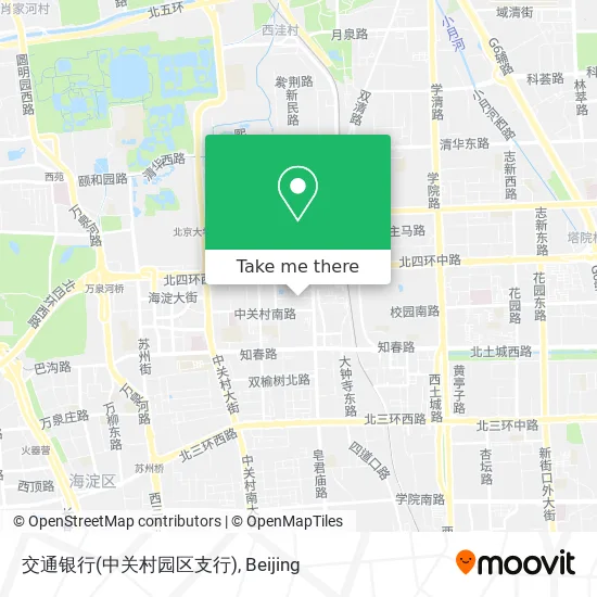 交通银行(中关村园区支行) map