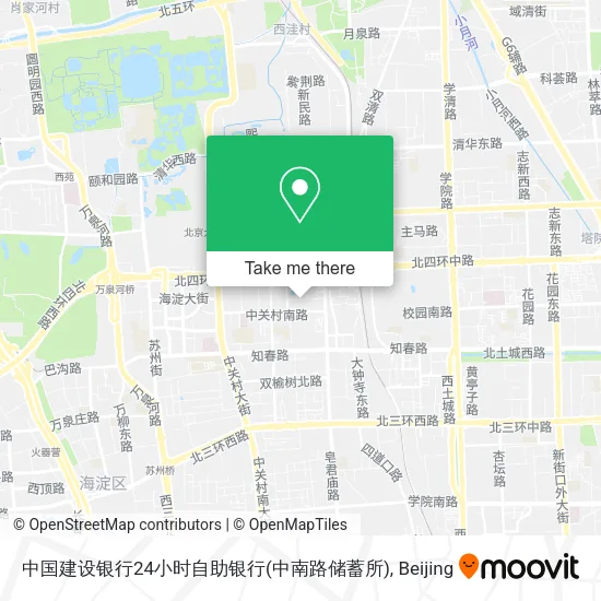 中国建设银行24小时自助银行(中南路储蓄所) map