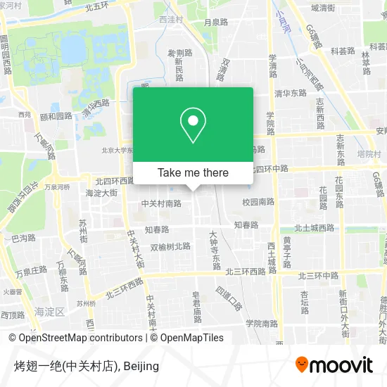 烤翅一绝(中关村店) map