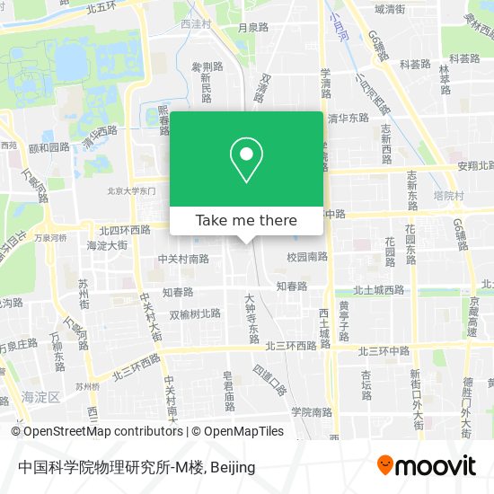 中国科学院物理研究所-M楼 map