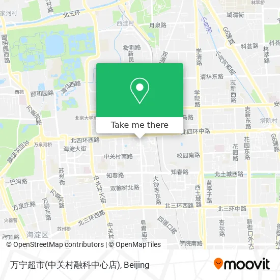 万宁超市(中关村融科中心店) map