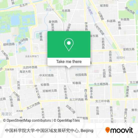 中国科学院大学-中国区域发展研究中心 map