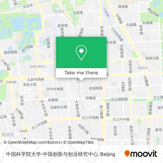 中国科学院大学-中国创新与创业研究中心 map