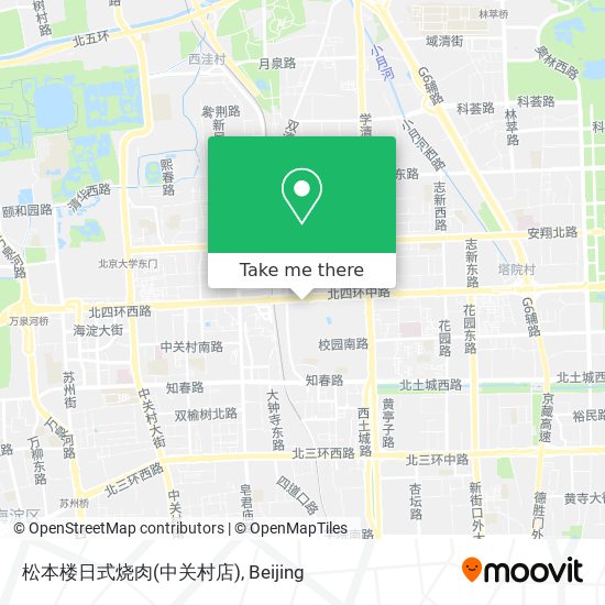 松本楼日式烧肉(中关村店) map