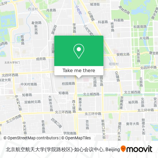 北京航空航天大学(学院路校区)-如心会议中心 map
