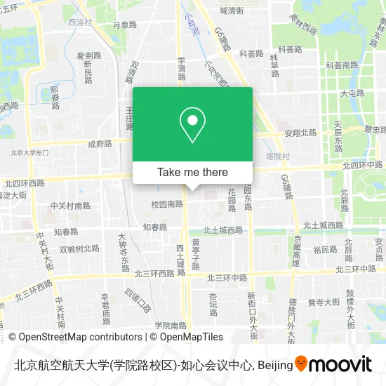 北京航空航天大学(学院路校区)-如心会议中心 map